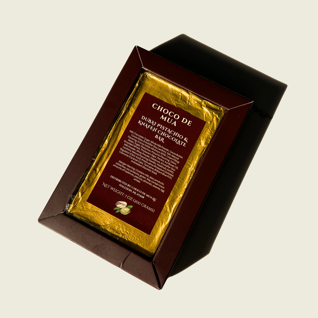 Choco De Mua Dubai Pistachio Chocolate Bar 7 oz
